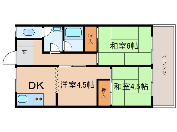 喜楽マンションの物件間取画像